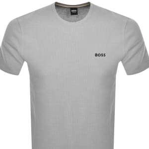 Image number 4 for BOSS Waffle Short Set Grey