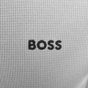 Image number 5 for BOSS Waffle Short Set Grey