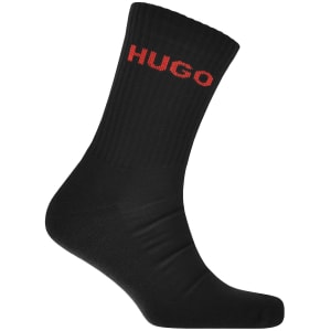 Image number 4 for HUGO 6 Pack Logo Socks