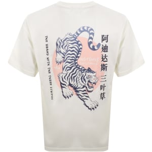 Image number 4 for adidas Originals Tiger Graphic T Shirt Core White