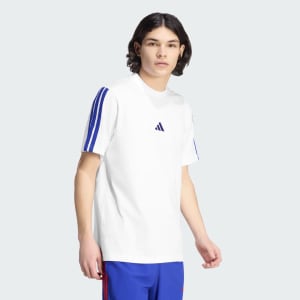 Image number 5 for adidas Sportswear 3 Stripes T Shirt White