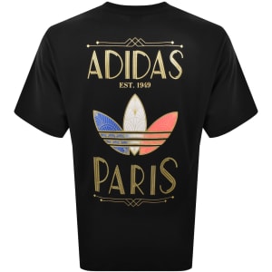 Image number 4 for adidas Originals Paris Artdeco Logo T Shirt Black