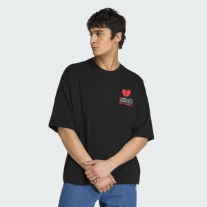 Image number 5 for adidas Originals V-Day Cat Graphic T Shirt Black