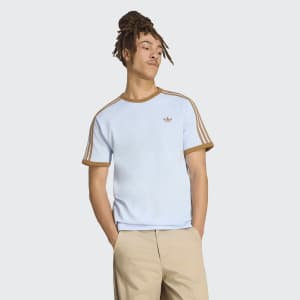 Image number 5 for adidas Originals 3 Stripes T Shirt Blue
