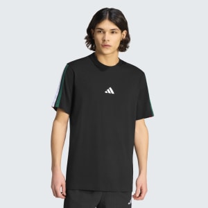 Image number 5 for adidas Sportswear 3 Stripes T Shirt Black