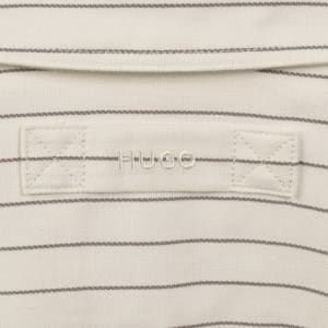 Image number 4 for HUGO Epoldo Overshirt Jacket Cream