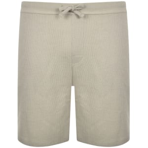 Image number 5 for BOSS Waffle Short Set Beige