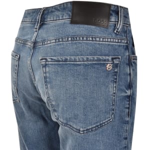 Image number 4 for BOSS Re Maine Denim Shorts Blue