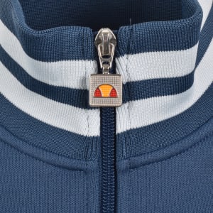 Image number 5 for Ellesse Milan Track Jacket Blue