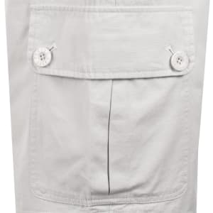 Image number 4 for Pretty Grey Bostall Cargo Shorts Stone Grey