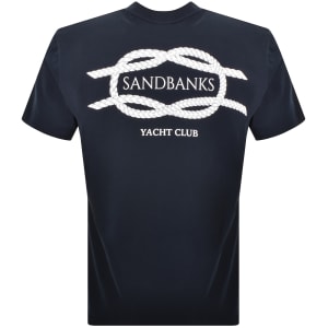 Image number 5 for Sandbanks Yacht Club T Shirt Navy