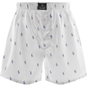 Image number 4 for Ralph Lauren Underwear 3 Pack Boxer Shorts White