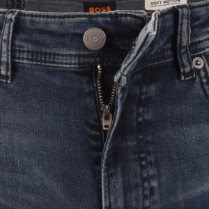 Image number 5 for BOSS Delaware Slim Fit Jeans Navy Blue