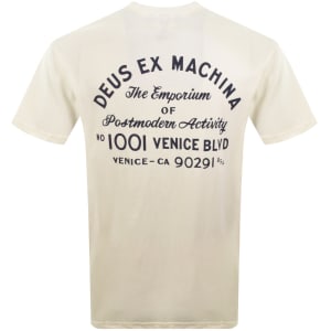 Image number 5 for Deus Ex Machina Emporium Niner T Shirt Cream