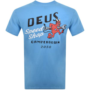Image number 5 for Deus Ex Machina Dogleg T Shirt Blue