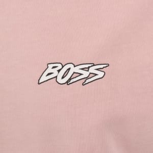 Image number 4 for BOSS Surf Washed T Shirt Pink