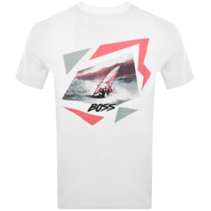 Image number 5 for BOSS Movement T Shirt Natural White
