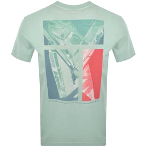 Image number 5 for BOSS TGroove Logo T Shirt Aqua Green
