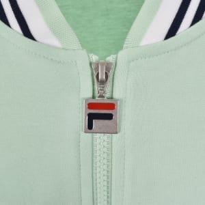 Image number 4 for Fila Settanta Zip Track Top Green