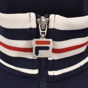 Image number 4 for Fila Federico Zip Track Top Navy