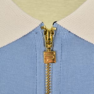 Image number 4 for Fila Pierro Cut And Sew Polo T Shirt Blue