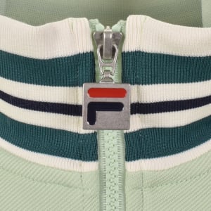 Image number 4 for Fila Federico Zip Track Top Green