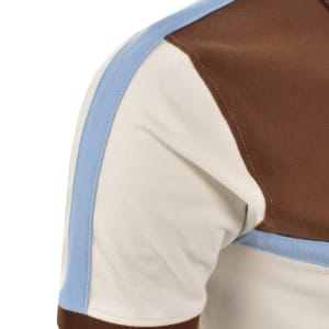 Image number 5 for Fila Mattia Contrast Panel Polo T Shirt Brown