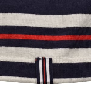 Image number 4 for Fila Cesare Stripe T Shirt Cream