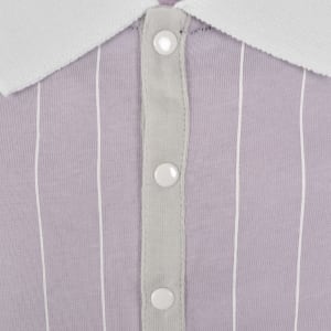 Image number 4 for Fila Pinstripe Polo T Shirt Lilac
