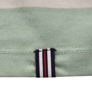 Image number 4 for Fila Cesare Stripe T Shirt Green
