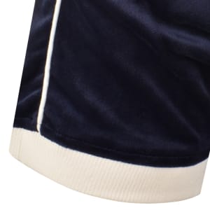 Image number 4 for Fila Basilio Velour T Shirt Navy