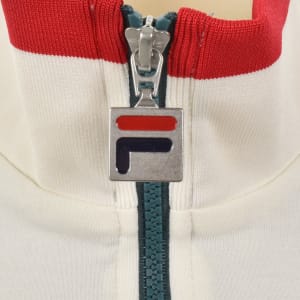 Image number 4 for Fila Giovanni Zip Track Top Green