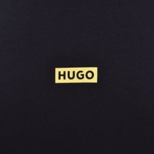 Image number 4 for HUGO Blue Nalono T Shirt Navy