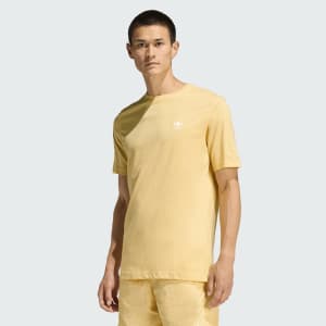 Image number 4 for adidas Originals Trefoil T Shirt Yellow