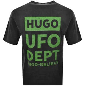 Image number 5 for HUGO Blue Nextralio T Shirt Grey