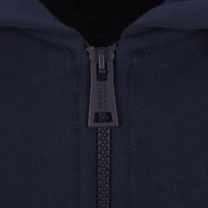 Image number 4 for Versace Jeans Couture Logo Hoodie Blue