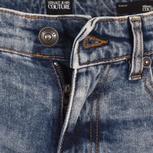 Image number 5 for Versace Jeans Couture Slim Milano Jeans Blue