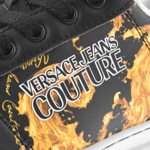 Image number 4 for Versace Jeans Couture Fondo Court Trainers Black