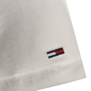 Image number 4 for Tommy Jeans Chest Logo T Shirt Ecru