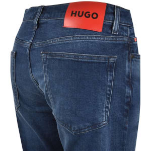 Image number 4 for HUGO 708 Slim Jeans Mid Wash Blue