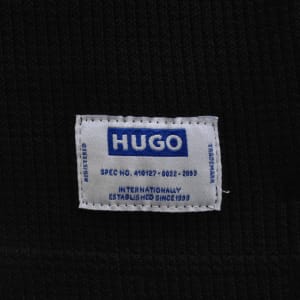Image number 4 for HUGO Blue Nuwaffle T Shirt Black