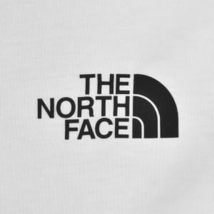 Image number 4 for The North Face Vertical Logo T Shirt White