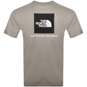Image number 5 for The North Face Evolution Box T Shirt Grey