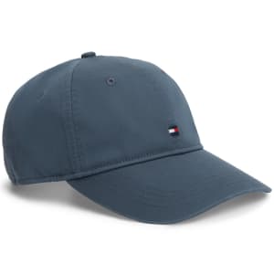 Image number 4 for Tommy Hilfiger Soft 6 Panel Baseball Cap Blue