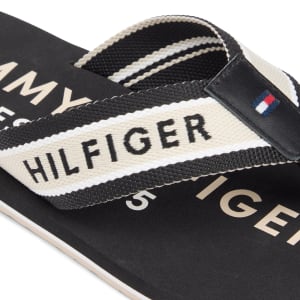Image number 4 for Tommy Hilfiger Sporty Flip Flops Black