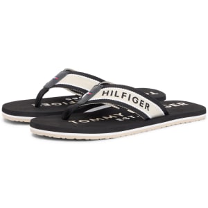 Image number 5 for Tommy Hilfiger Sporty Flip Flops Black