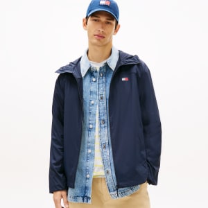 Image number 5 for Tommy Jeans Outdoor Shell Jacket Navy