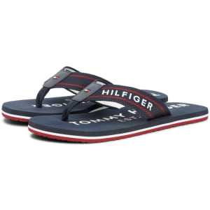 Image number 5 for Tommy Hilfiger Sporty Flip Flops Navy