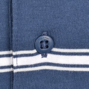 Image number 4 for Calvin Klein Jeans 16S Jersey Stripe Polo Blue