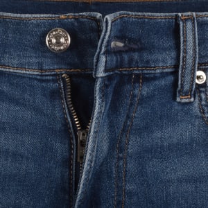 Image number 5 for Calvin Klein Jeans Slim Fit Denim Shorts Blue